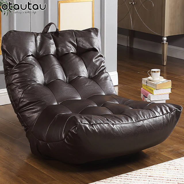 Pu Leather Pouf Relax Furniture, Bean Bag Sofa Filler